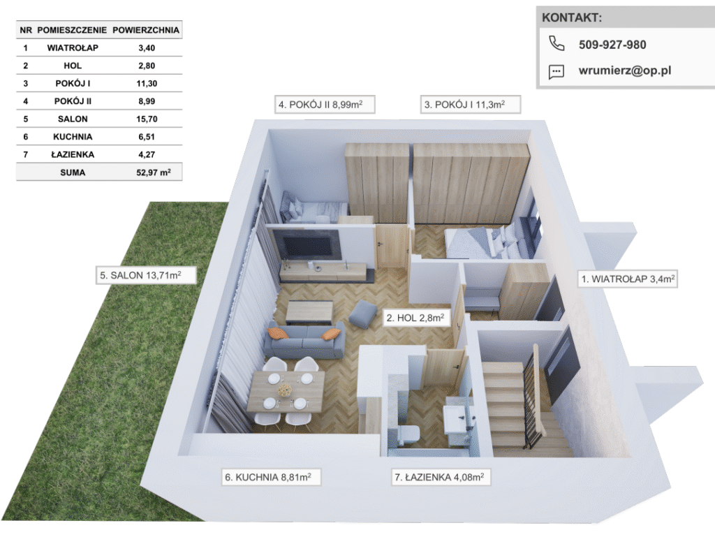 Zdjęcie przedstawiające lokal nr 1